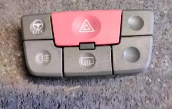 Fiat Panda II Hazard light switch 735357113