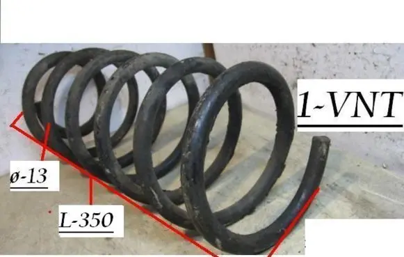 Volkswagen Jetta II Front coil spring W42783