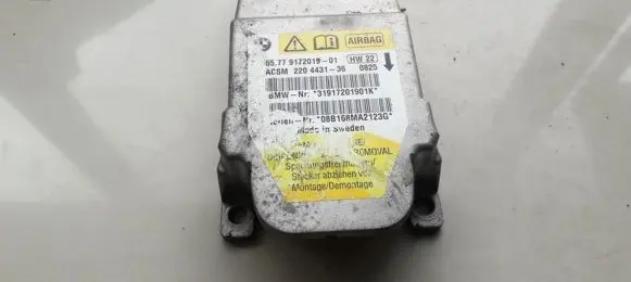 BMW 5 E60 E61 Airbag control unit/module 6577917201901 65.779172019-01