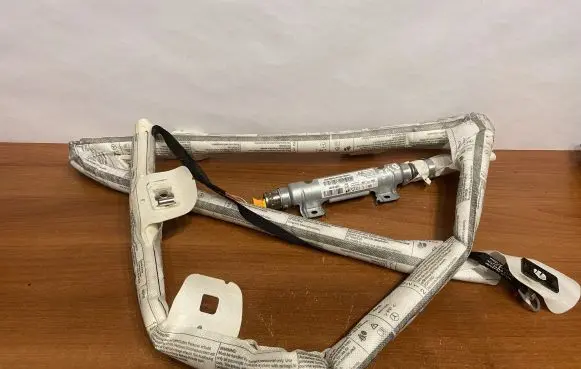 Front door airbag