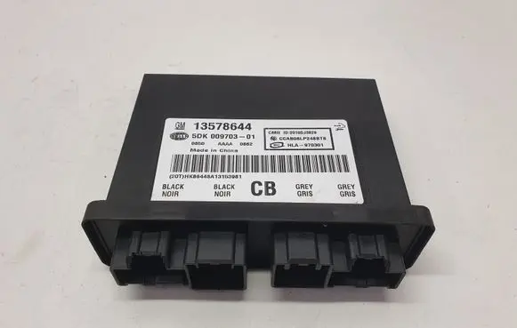 Chevrolet Volt I Keyless (KESSY) go control unit/module 13578644