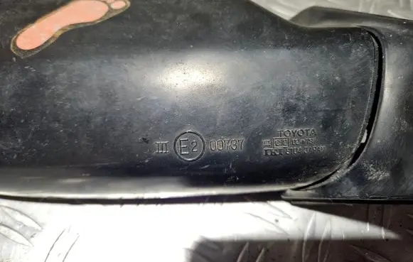 Manual wing mirror