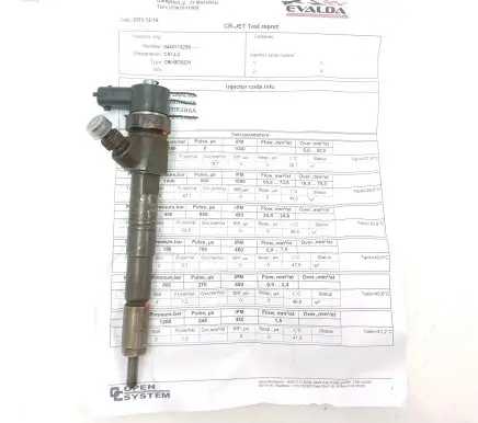Alfa Romeo Giulietta Fuel injector 0445110299