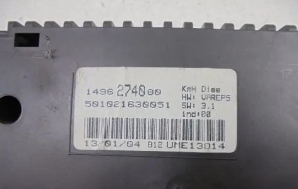 Peugeot 807 Speedometer (instrument cluster) 1496274080