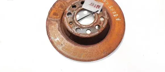 Volkswagen PASSAT B6 Rear brake disc neventiliuojamas