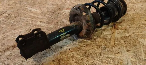 Front shock absorber with coil spring