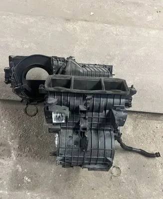 Interior heater climate box assembly