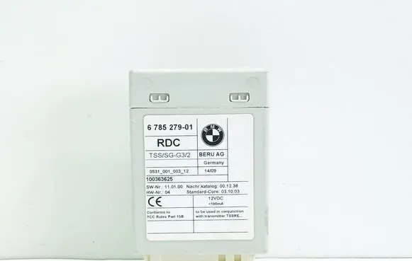 BMW X5 E70 Tire pressure control unit 6785279 100363625 053100100312
