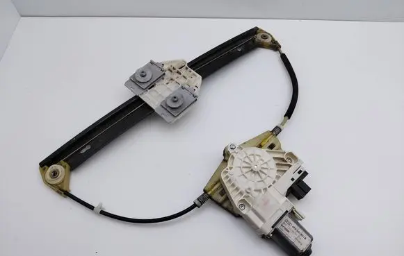 Audi A6 S6 C6 4F Rear door window regulator with motor 4F0959801A