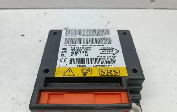 Citroen C3 Airbag control unit/module 9660731780 LHV5J29BJ16 5EKK5K0043040A