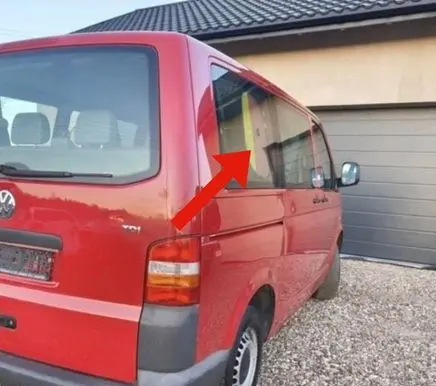 Volkswagen Transporter - Caravelle T5 Rear side window 7H1845332E