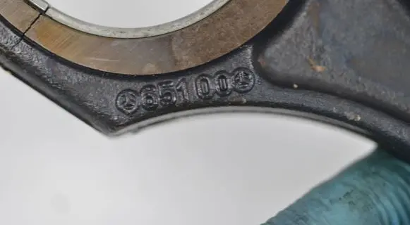 Mercedes-Benz A W176 Piston with connecting rod 65100