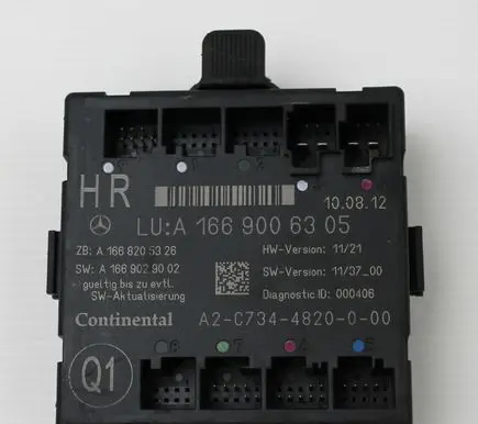 Mercedes-Benz GL X166 Door control unit/module A1669006305