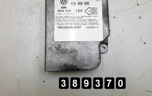Volkswagen Sharan Airbag control unit/module 1c0909605