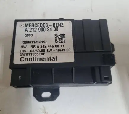 Mercedes-Benz C W204 Fuel injection pump control unit/module A2129003408 5WK11555FBF A2124460071
