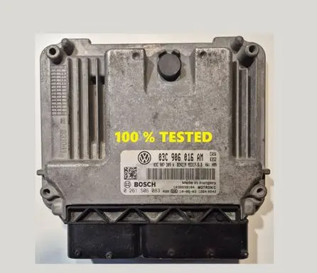 Volkswagen Golf VI Engine control unit/module 03C906016AM 0261S06083 03C907309A