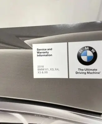 BMW X5 F15 Owners service history hand book SD92473