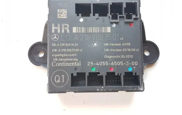 Mercedes-Benz GLK (X204) Door control unit/module A2189001501
