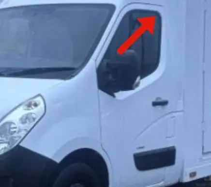 Opel Movano B Rubber seal front door window/glass 