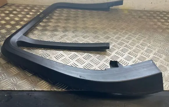 Rear door glass trim molding