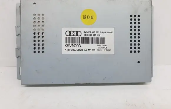 Audi A6 S6 C6 4F Head unit multimedia control 4E0910563C 4E0035563