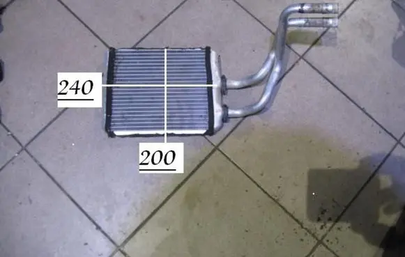 Opel Astra G Heater blower radiator
