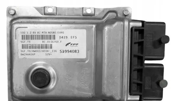 Fiat 500 Engine control unit/module 51994083 9GFT9