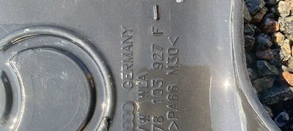 Audi A6 S6 C6 4F Engine cover (trim) 078103927