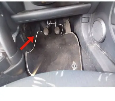Mini One - Cooper R50 - 53 Foot rest pad/dead pedal 1509599