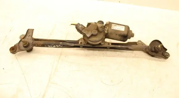 Front wiper linkage and motor