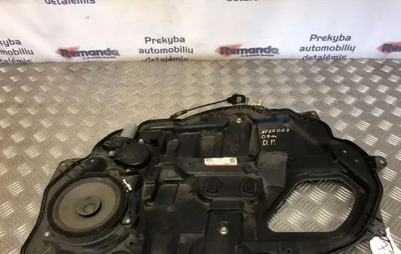 Mazda 2 Front door window regulator with motor D6515897X