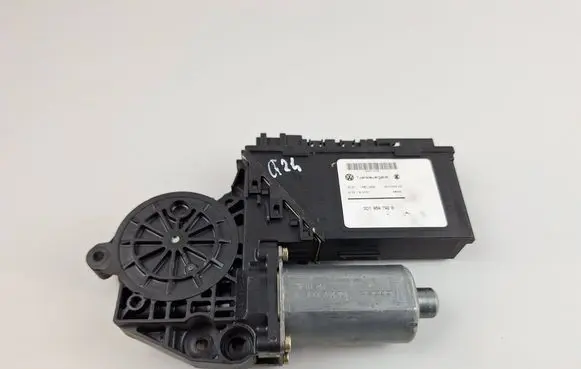 Volkswagen Touareg I Front door window regulator motor 3D1959792B