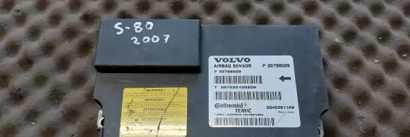 Volvo S80 Airbag control unit/module P30798509 00403611A9s