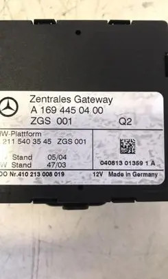 Mercedes-Benz A W169 Gateway control module A1694450400 A2115403545