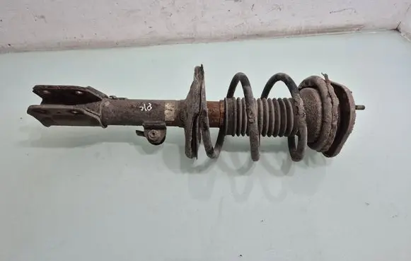 Front shock absorber with coil spring