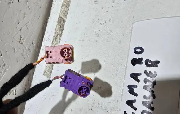 Chevrolet Camaro Airbag squib ring wiring 