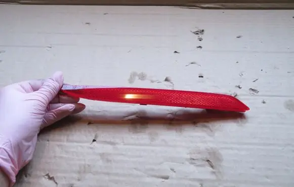Rear tail light reflector