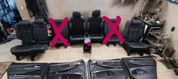 Hyundai Santa Fe Seat and door cards trim set 