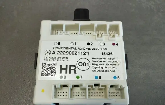 Mercedes-Benz GLC C253 Door control unit/module A2229002112 A2229015903