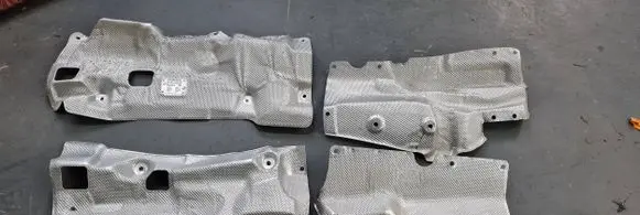 Audi RS Q8 Heat shield in engine bay 4M0825662N 4M0825661S 4M0825691H