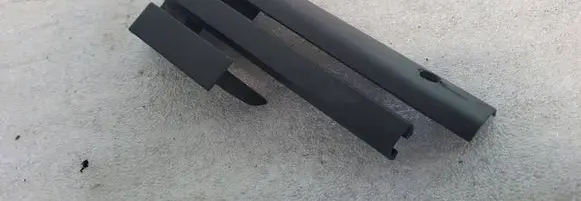 Audi A8 S8 D3 4E Front driver seat rail trim 4E0881350