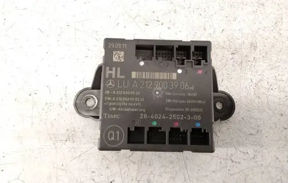 Mercedes-Benz E W212 Door control unit/module A2129003906 A2128208526 A2129029902