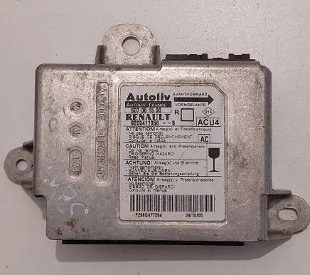 Renault Scenic II - Grand scenic II Airbag control unit/module 8200411956 607061500 F298GA77294