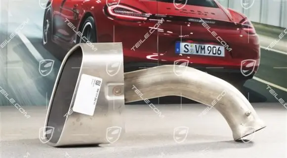 Porsche Cayenne (92A) Exhaust gas pipe 95811125211