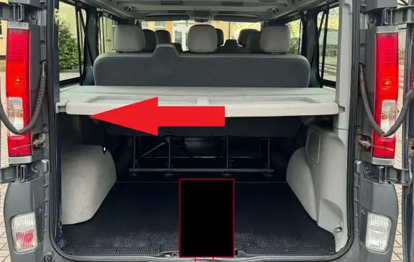 Renault Trafic II (X83) Trunk/boot side trim panel 8200007076 91166008 EN32810