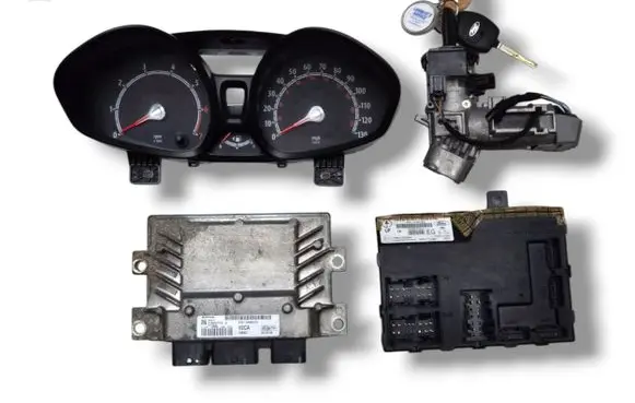 Ford Fiesta Engine ECU kit and lock set S180047012A AV21-12A650-CA