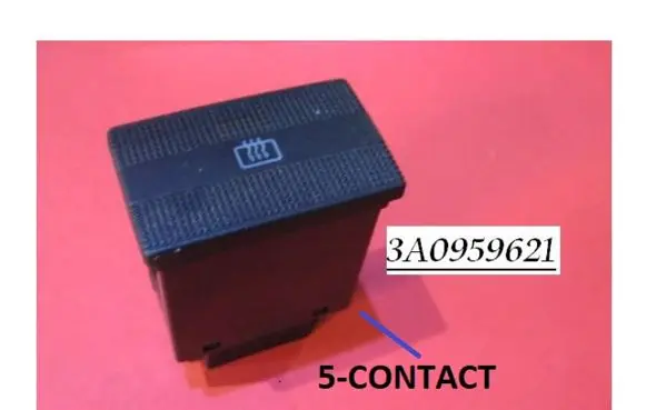 Volkswagen PASSAT B4 Windscreen/window heater switch 3A0959621