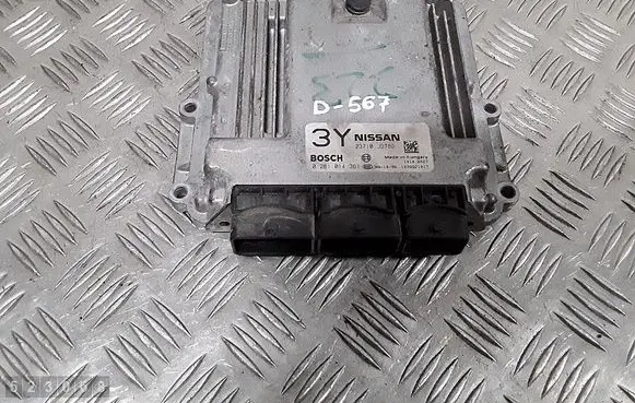 Nissan Qashqai Engine control unit/module 23710JD78D 0281014361