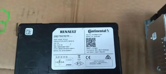 Renault Clio IV Other control units/modules 282755767r
