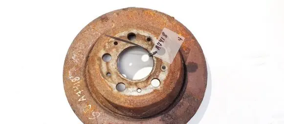 Volvo S60 Rear brake disc neventiliuojamas